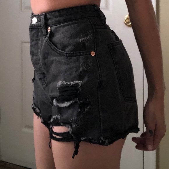 Buckle Ultra High Rise Triblend Short/Signature8 washed blue Denim Shorts - Picture 9 of 9